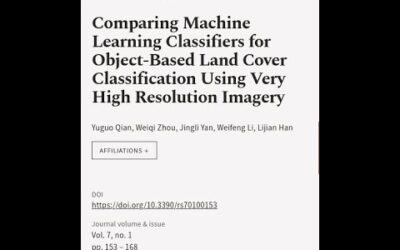 Comparing Machine Learning Classifiers for Object-Based Land Cover Classification Usi… | RTCL.TV
